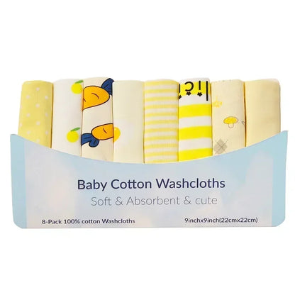 5/8 Pcs/Set Cotton Newborn Baby Towels Saliva Towel Nursing Towel
