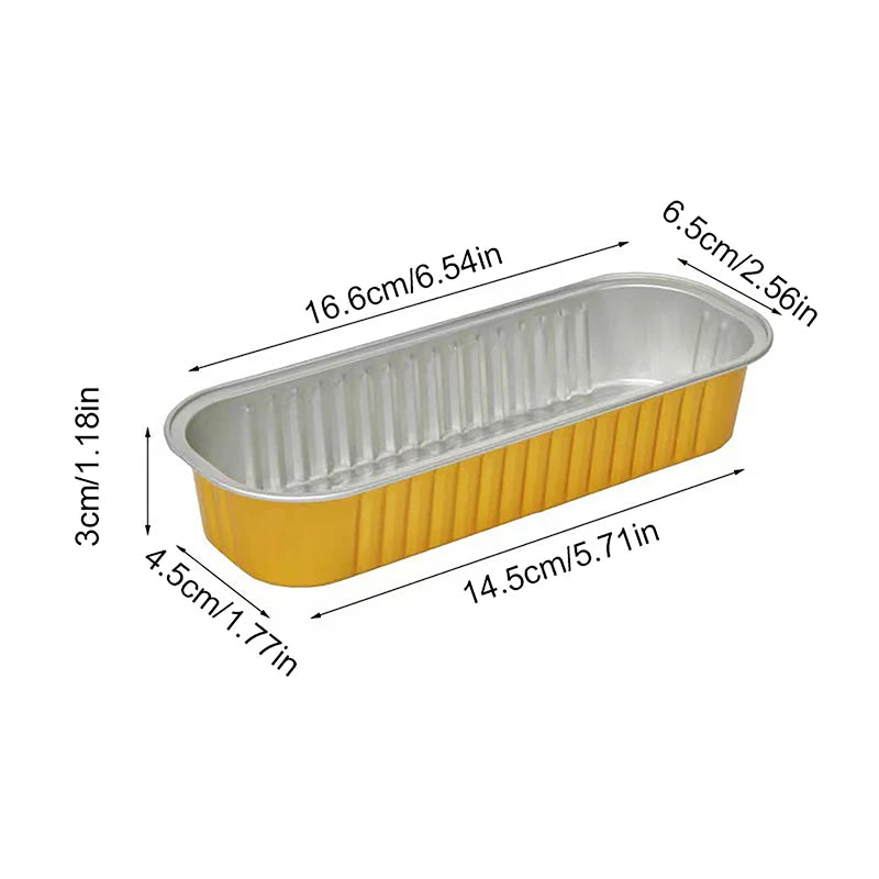 10‑Pack Mini Loaf Pans (With/Without Lids) – 6.8oz Aluminum Foil Bread & Muffin Containers