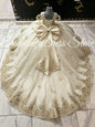 Green Flower Girl Dress For Wedding 3D Butterfly Applique Tulle Kids Birthday Party First Communion Ball Gowns Customized