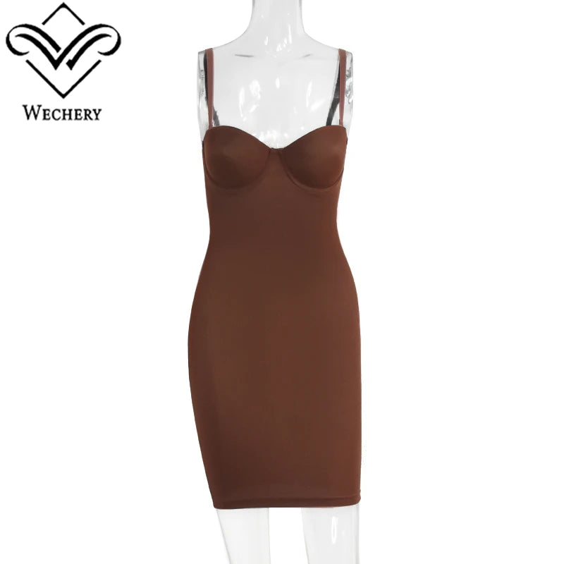 Red Slimming Shapewear Dress