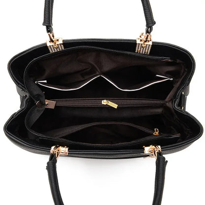 Women’s Flower Pendant Tote – Fashion Office & Crossbody Handbag
