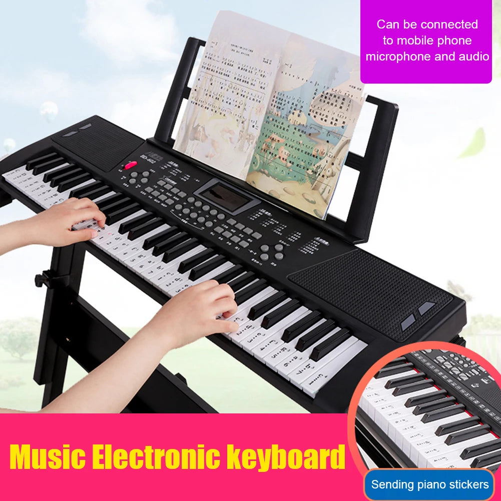 61‑Key USB Digital Keyboard Piano – Portable Children’s Electronic Organ & Musical Toy