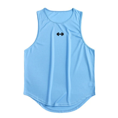 Men’s Quick‑Dry Gym Tank Top – Loose Sleeveless Fitness Shirt for Training, Basketball & Summer Wear
