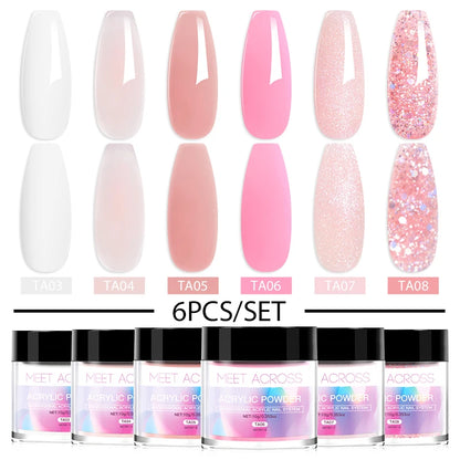 Acrylic Powder Set- Clear /Pink/ Nude
