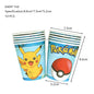 Pikachu Birthday Party Decoration Set (Backdrop · Balloons · Tableware · Kids Party Kit)