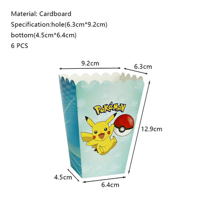 Pikachu Birthday Party Decoration Set (Backdrop · Balloons · Tableware · Kids Party Kit)