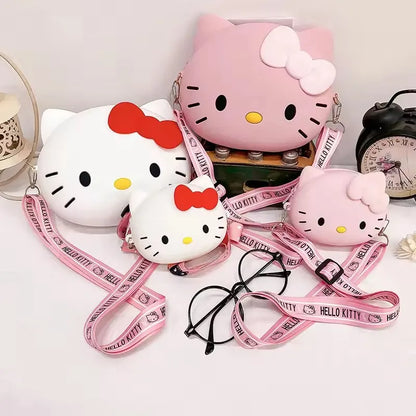 Hello Kitty Mini Crossbody Bag (11cm / 19cm Kawaii Messenger &amp; Phone Purse)