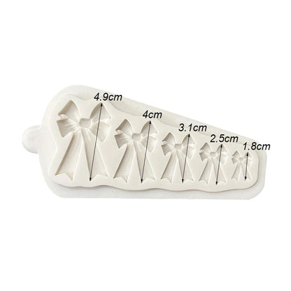 “Christmas Bow Silicone Mold – Fondant, Cookie & Chocolate Decorating Tool