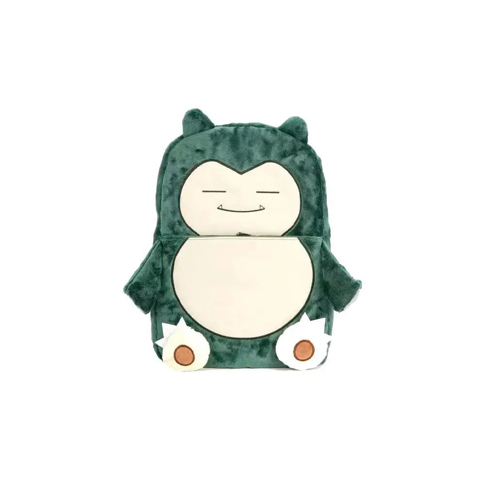 Pokemon Anime Gengar &amp; Snorlax Plush Backpack (Large Capacity · 16" Laptop Fit · Travel &amp; School Bag)