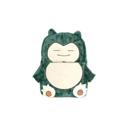 Pokemon Anime Gengar &amp; Snorlax Plush Backpack (Large Capacity · 16" Laptop Fit · Travel &amp; School Bag)
