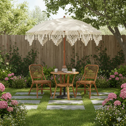 Outdoor Sunshade Umbrella — Portable Beach & Courtyard  UPF50+