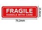 100PCS Fragile Stickers (Handle With Care · Warning Labels · Packaging Supplies)