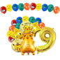 Pikachu Birthday Party Decoration Set (Backdrop · Balloons · Tableware · Kids Party Kit)