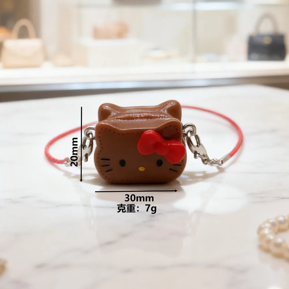 Hello Kitty 3D Bow Mini Crossbody Charm & Keychain