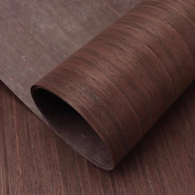 Black Oak Wood Veneer Sheet — 58×250cm, 0.2mm