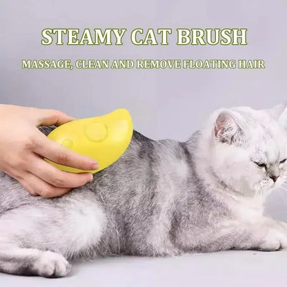 3 in 1 Pet Grooming Steam Brush Sprayer Massage Comb- Cat/Dog