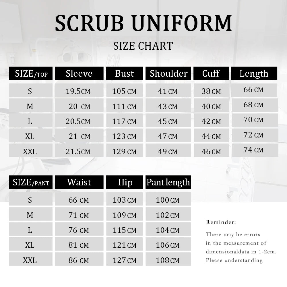 Wholesale Nurse Uniform Set Doctor Nurses Dental Hospital Uniforms Joggers Pants Sets Beauty Spa Nursing Articles Scrub Workwear