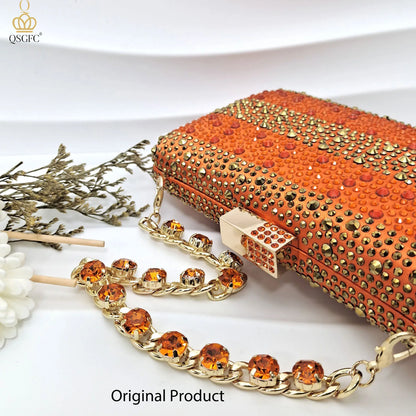 Italian Design Party Shoes with Matching Clutch Bag, Perfect for African Weddings and Women’s Heel Shoes and Bag Sets for Parties.