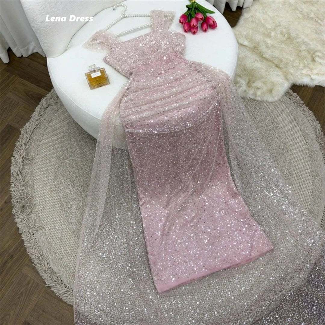 Lena Custom Made Elegant Evening Dresses for Women Luxury Party Dress Women Elegant Party Off the Shoulders Mermaid Beaded Lace