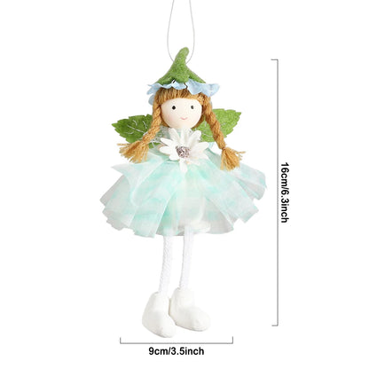 1pc Easter Flower Fairy Decoration Cute Rabbit Hanging Pendant Spring Easter Party Decor Birthday Baby Shower Supplies Kids Gift