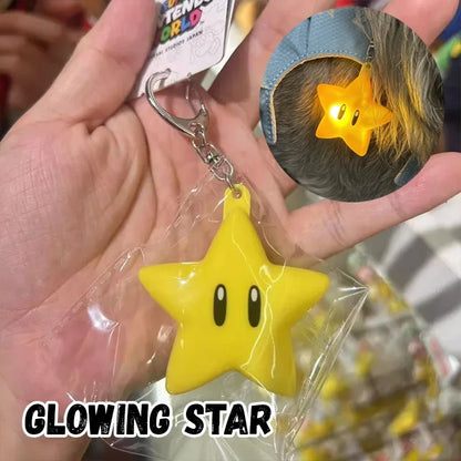 Acrylic Luminous Star Keychain – Cute Bag Accessory for Anime Fans & Collectors