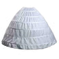 6‑Hoop Ball Gown Petticoat (Wedding Dress Underskirt)