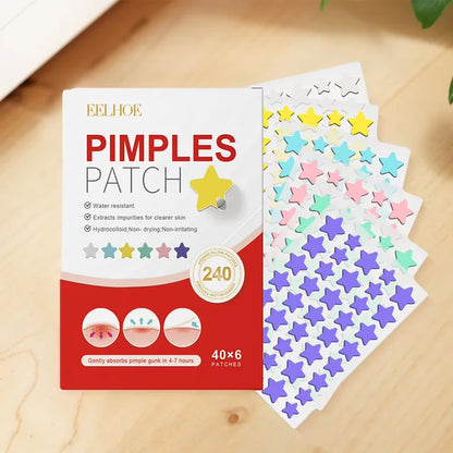 240 pc Acne Patches Heart/Star Shape Acne Dots for Blemishes