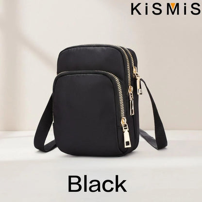 Women’s Nylon Adjustable Crossbody Phone Purse