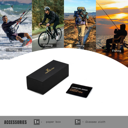 Men‘s Sunglasses Polarized UV400 Sunscreen Glasses Ultralight TR90 Women Fishing Driving Glasses