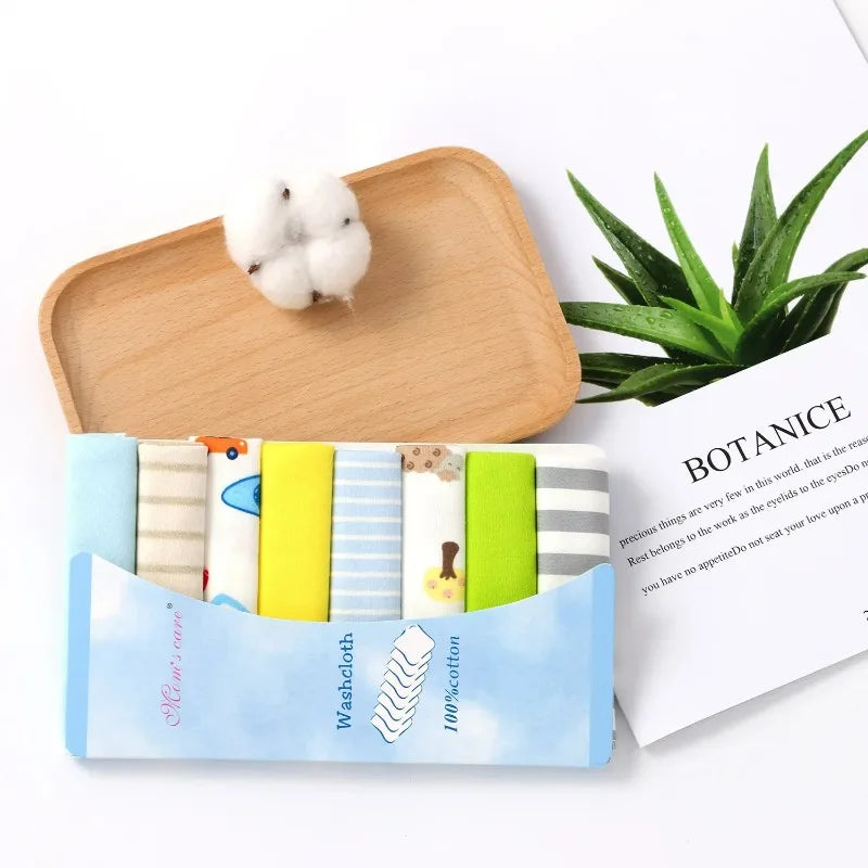 5/8 Pcs/Set Cotton Newborn Baby Towels Saliva Towel Nursing Towel