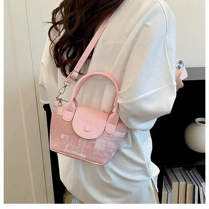 Korean Style Women’s Cloth Shoulder Bag