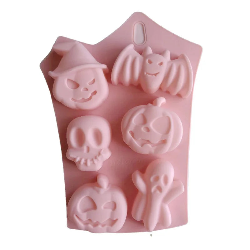 - Halloween Ghost Silicone Mold – DIY Dessert, Pudding & Chocolate Cake Mold
