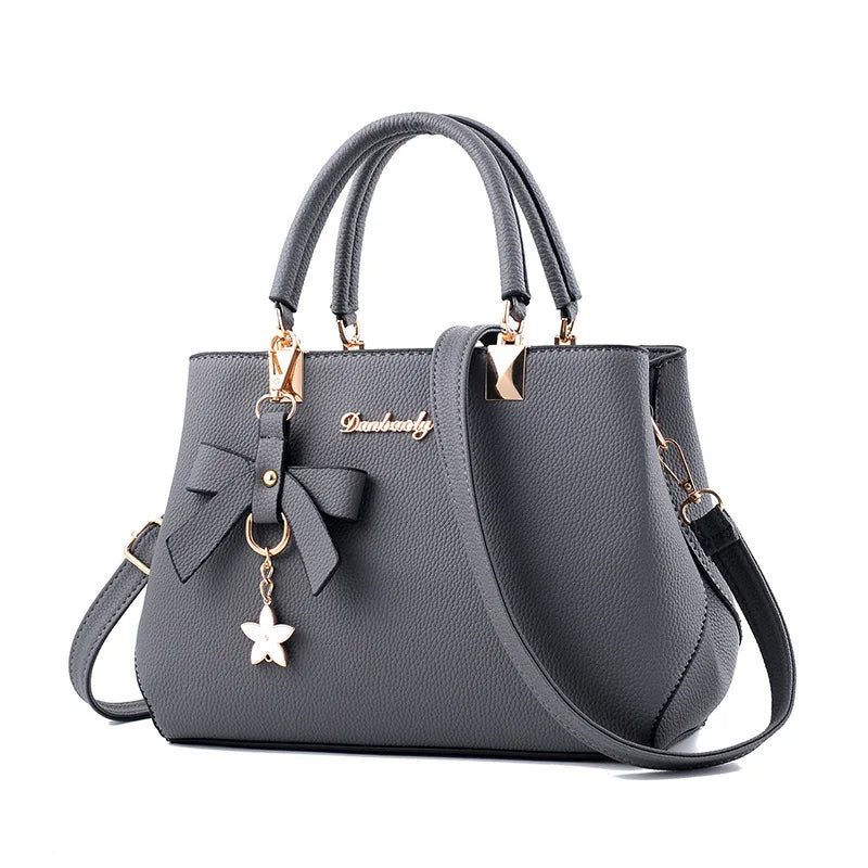 Fashion Women’s Large‑Capacity PU Leather Shoulder Bag (Vintage Designer Satchel &amp; Crossbody Tote)