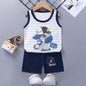 Casual Baby Boy Short Sleeve Sports T-shirt and  Shorts Set