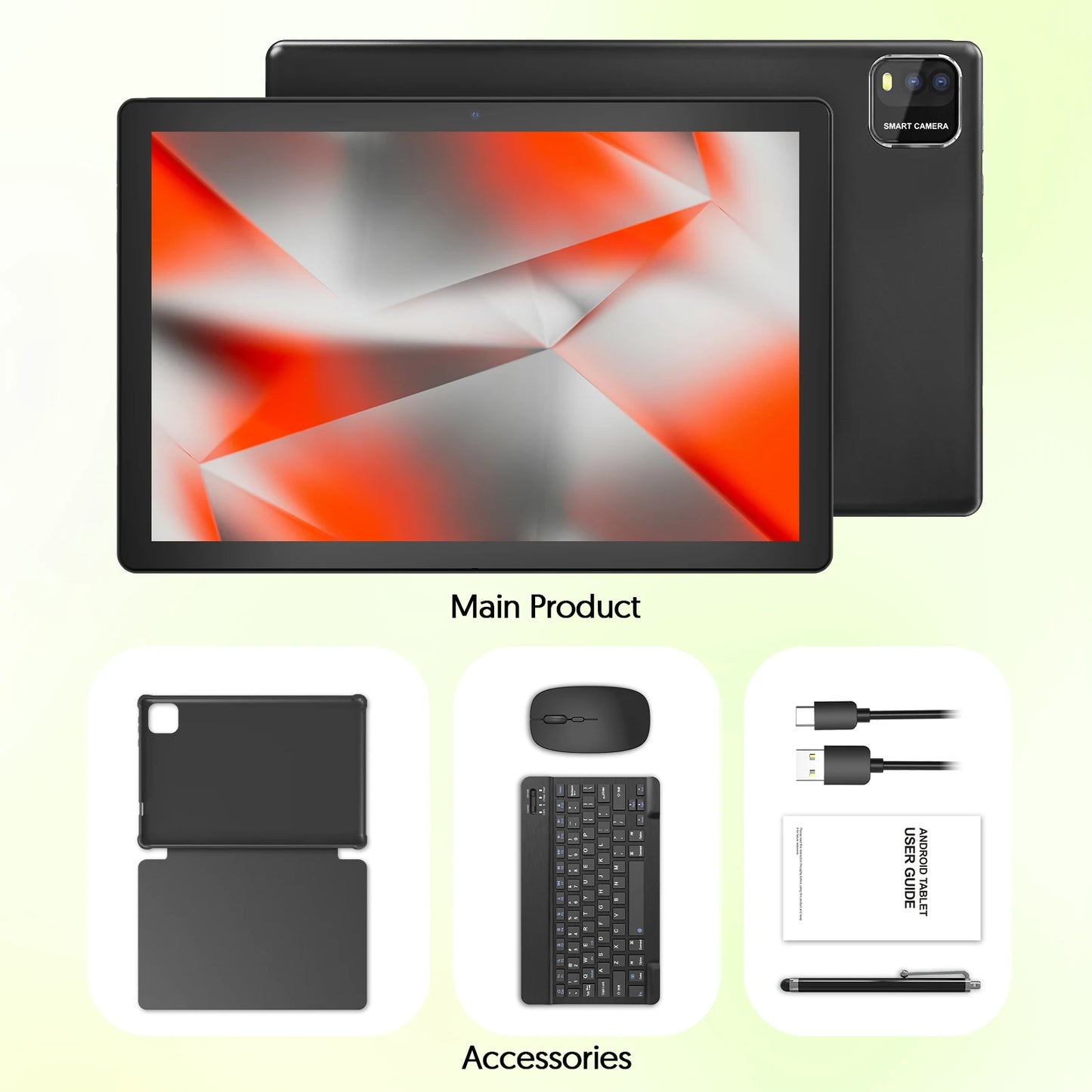 10" Android 15 Tablet (12GB+64GB)