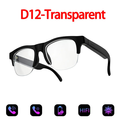 Smart Bluetooth Glasses – Music & Calls, Anti‑Blue Light