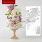 Various Flower Leaf Design Fondant Cake Stencil DIY Royal Cream Border Mold PET Drawing Template Cake Decorating Tools Bakeware