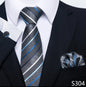 Silk Tie Pocket Squares Necktie Suit Accessories