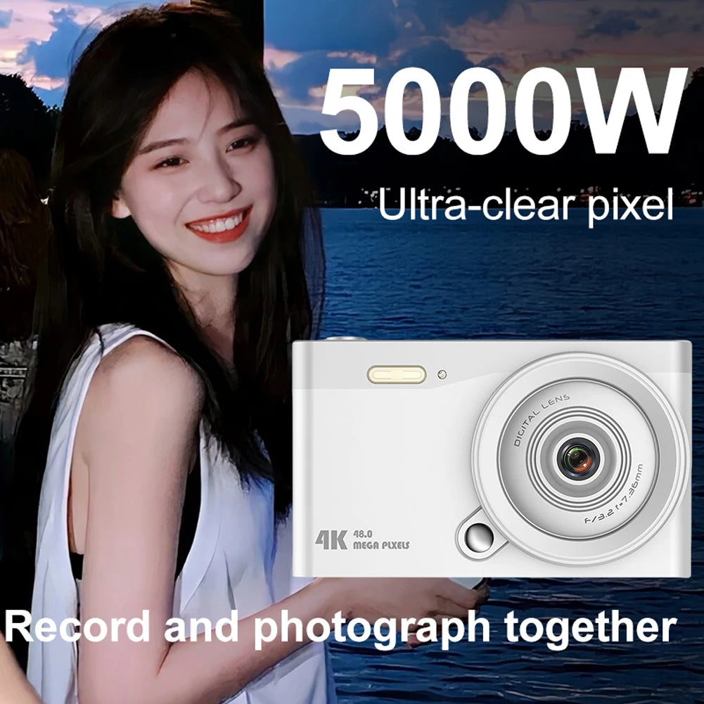 4K Vlogging Camera – 16X Zoom, 2.8" IPS