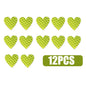 delete  12pcs Heart Shape Reflective Car Stickers Night Warning Mark Reflective Tape Stickers Decoration Decal Car Accessories