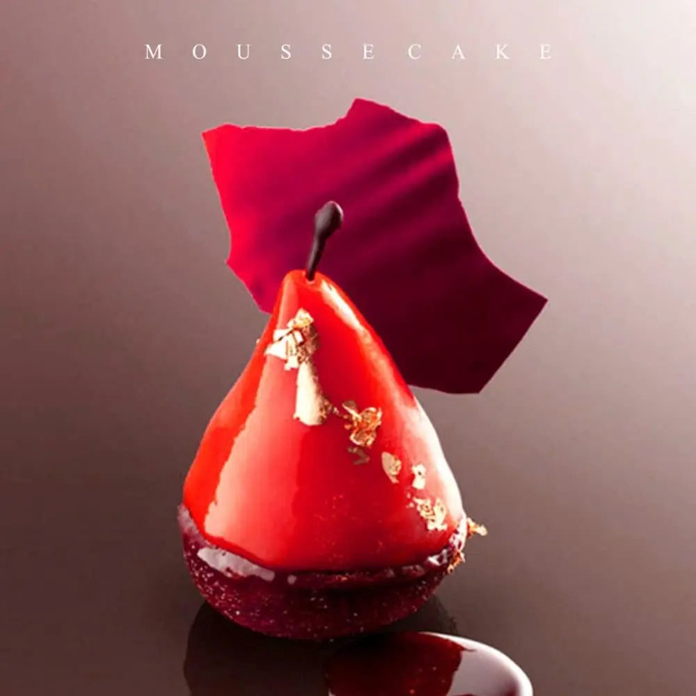 Fruit Series Mango Pear Baking Mousse Cake Silicone Mold Dessert Baking Non stick Durable Easy to Clean French Cake Decoration