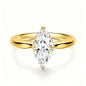 OEVAS 1CT-3CT 7*14MM Marquise Cut Moissanite Wedding Rings S925 Silver Plate 18K Gold for Women Lab Diamond Party Jewelry Gift