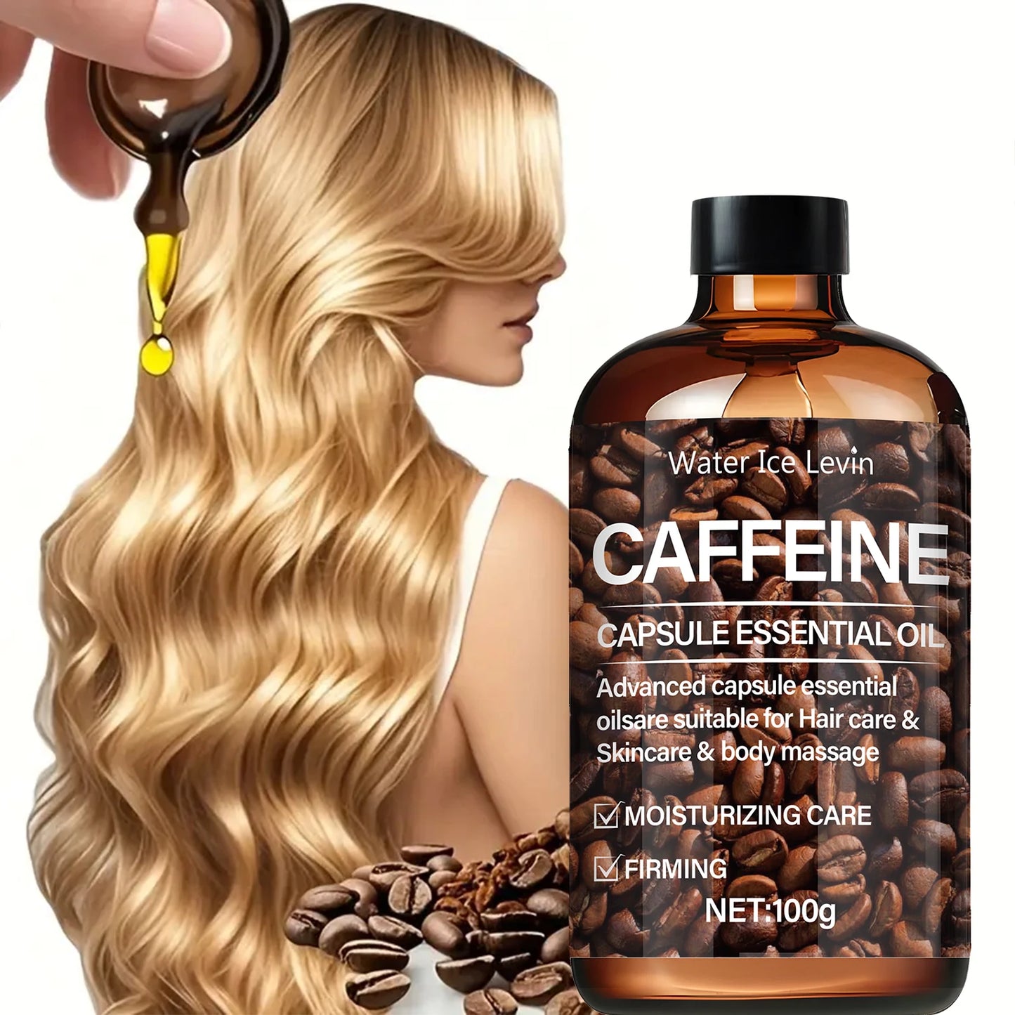 Caffeine Hair Growth Essence – Follicle Activating Oil for Stronger Roots & Soft, Nourished Hair