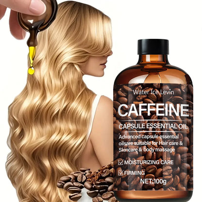 Caffeine Hair Growth Essence – Follicle Activating Oil for Stronger Roots & Soft, Nourished Hair