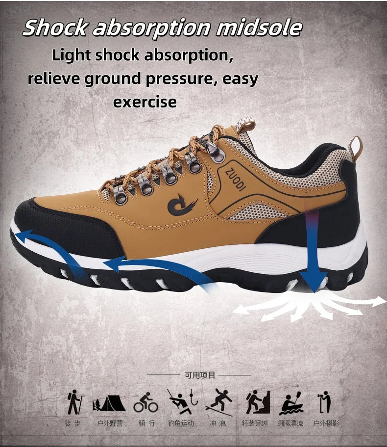 High-Quality Men's Casual Shoes, Waterproof and Lightweight