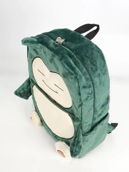 Pokemon Anime Gengar &amp; Snorlax Plush Backpack (Large Capacity · 16" Laptop Fit · Travel &amp; School Bag)