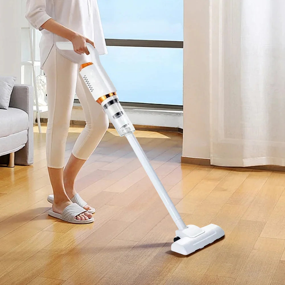 Large‑Suction Wireless Handheld Vacuum – USB‑Rechargeable 120W Cleaner with 2000mAh Battery for Home & Car