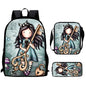 Santoro Gorjuss Kids School Backpack Set – Lightweight Backpack, Shoulder Bag & Pencil Case
