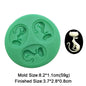 Cat Silicone Mold Cute Kitten Styles Baking Fondant Cake Decorating Tools Chocolate Sugar Cupcake DIY Kitchen Baking Mould