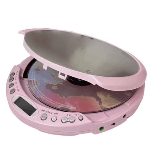 LCD Screen Display Portable CD Player USB Port High Quality Sound Walkman CD Player Looping Function Music Player